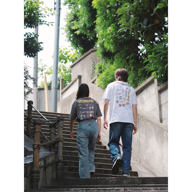 【復刻】アーカイブTシャツ -20th anniversary ver.-／charcoal