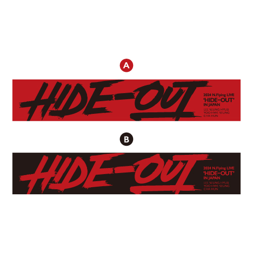 マフラータオル【2024 N.Flying LIVE “HIDE-OUT” IN JAPAN】