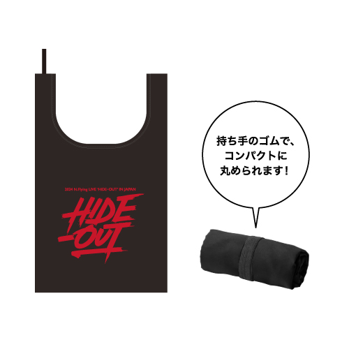 エコバッグ【2024 N.Flying LIVE “HIDE-OUT” IN JAPAN】
