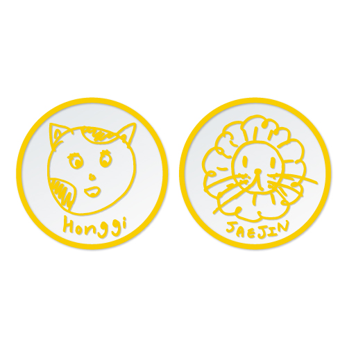 [FTISLAND]ラバーコースター2個セット【FTISLAND HOME GOODS】