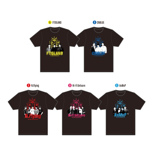 ヴィンテージ風 フォトTシャツ【FNC BAND KINGDOM 2025】