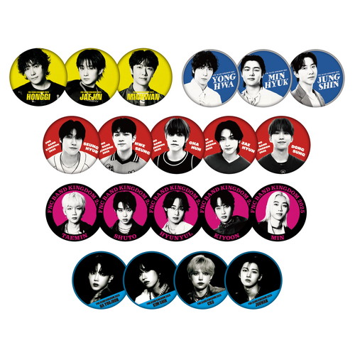 ヴィンテージ風 ランダム缶バッジ(ランダム・20種)【FNC BAND KINGDOM 2025】