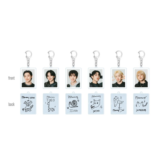 フォトキーホルダー(ランダム・6種)【2025 P1Harmony LIVE TOUR】