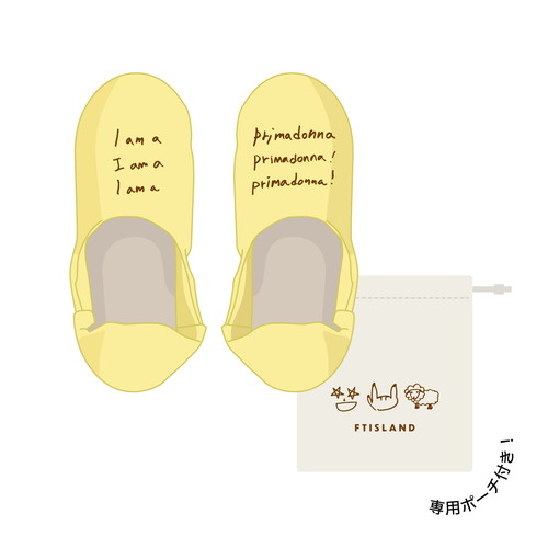 [FTISLAND]携帯用スリッパ【FTISLAND TRAVEL GOODS】