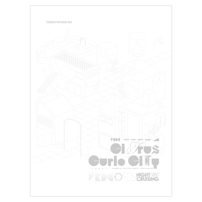 【FC会員限定特典付き】「FREDERHYTHM ARENA 2025 CITRUS CURIO CITY -KOBE & TOKYO NIGHT CRUISING-」(通常盤DVD)