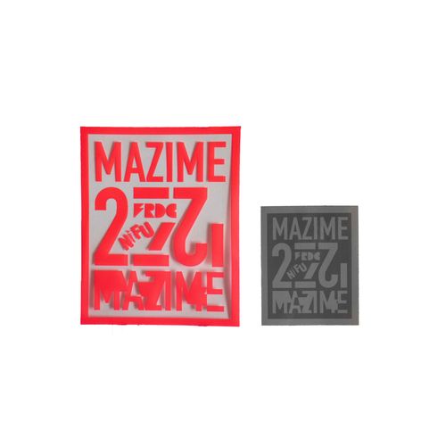 MAZIMENIFUMAZIME × SHUN NAKAO/透明回線 ステッカーセット