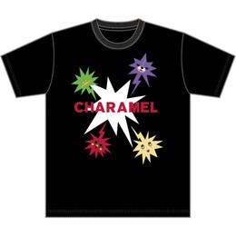 CHARAMEL Tシャツ(ビリビリ/ブラック)