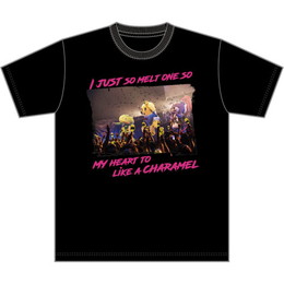 CHARAMEL Tシャツ(LIVE photo/ブラック)
