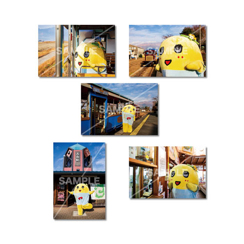 274ch.ふなのみくす5 ポストカードセット(トロッコ列車)