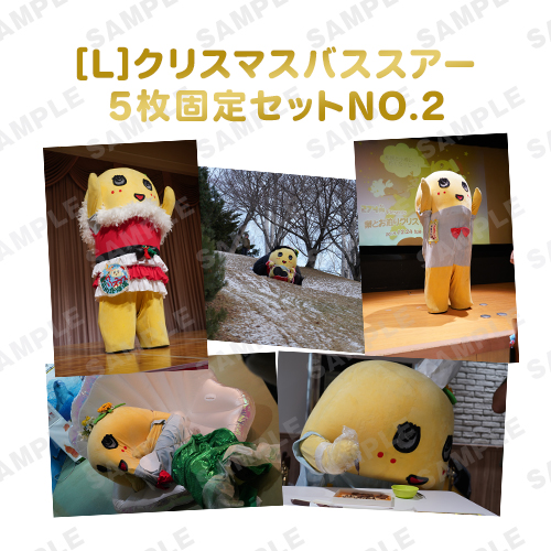 【274ch.会員限定】バスツアーふなっしー旅の想い出写真 L版5枚固定セットNO.2