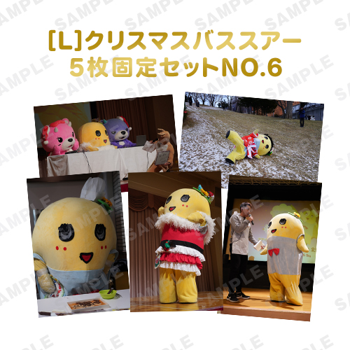 【274ch.会員限定】バスツアーふなっしー旅の想い出写真 L版5枚固定セットNO.6