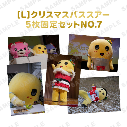 【274ch.会員限定】バスツアーふなっしー旅の想い出写真 L版5枚固定セットNO.7