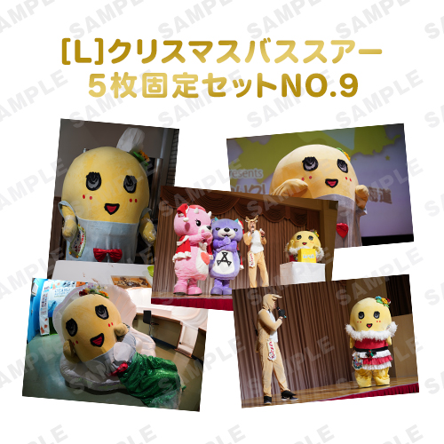 【274ch.会員限定】バスツアーふなっしー旅の想い出写真 L版5枚固定セットNO.9