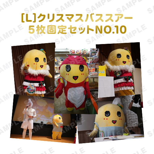 【274ch.会員限定】バスツアーふなっしー旅の想い出写真 L版5枚固定セットNO.10