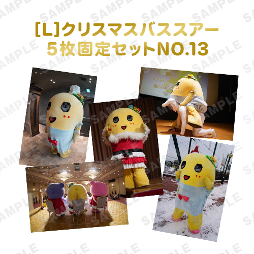 【274ch.会員限定】バスツアーふなっしー旅の想い出写真 L版5枚固定セットNO.13