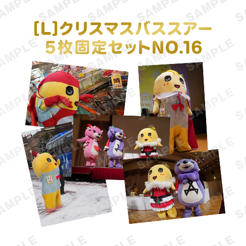 【274ch.会員限定】バスツアーふなっしー旅の想い出写真 L版5枚固定セットNO.16