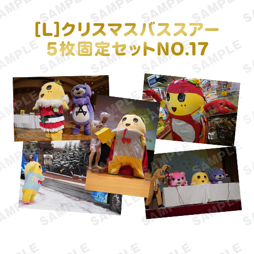 【274ch.会員限定】バスツアーふなっしー旅の想い出写真 L版5枚固定セットNO.17