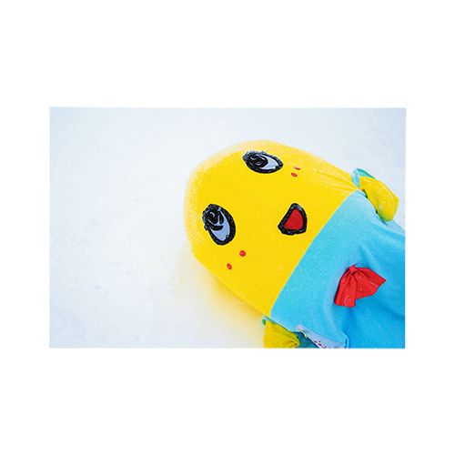 ふなっしー 光沢ブロマイドポストカード(雪)