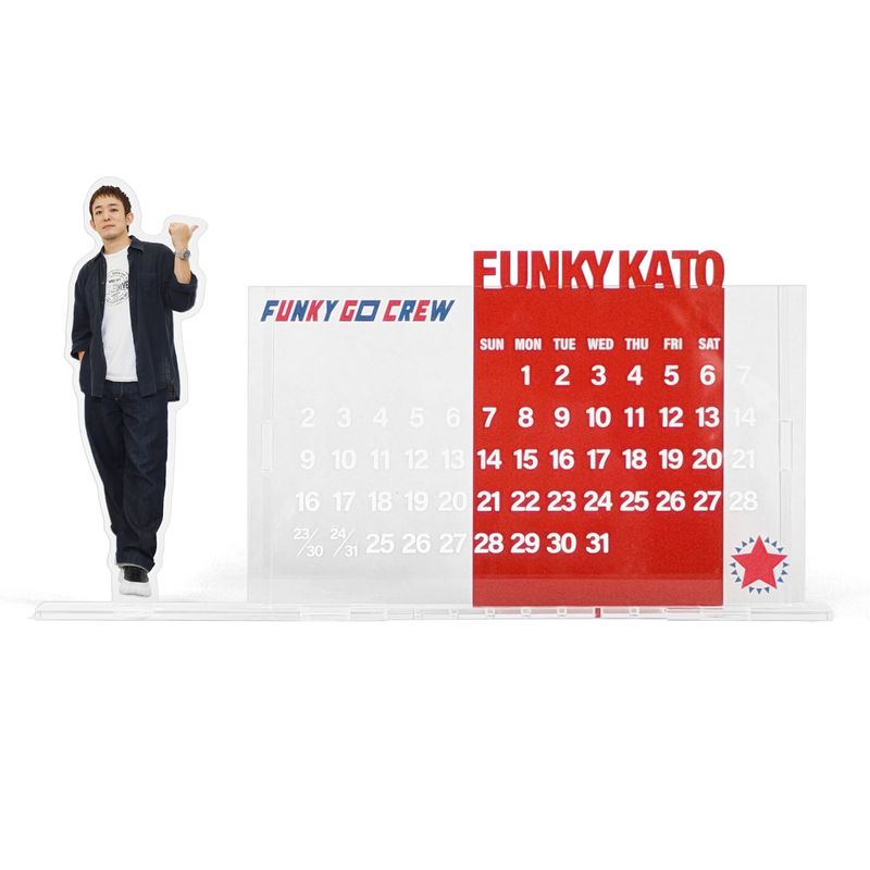 ≪ファンキー号出港記念≫撮り下ろしアクリルスタンド付き万年カレンダー
