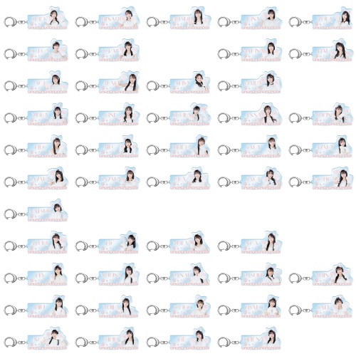 STU48 個別アクリルネームキーホルダー(白猫衣装)