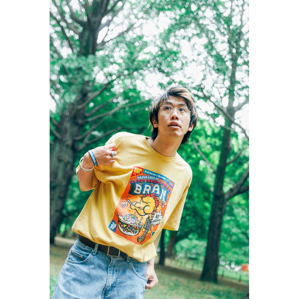 Milk & Cereal Tee【マスタード】