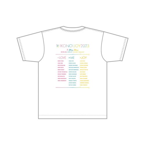 イコノイジョイ2023 Tシャツ(ホワイト)
