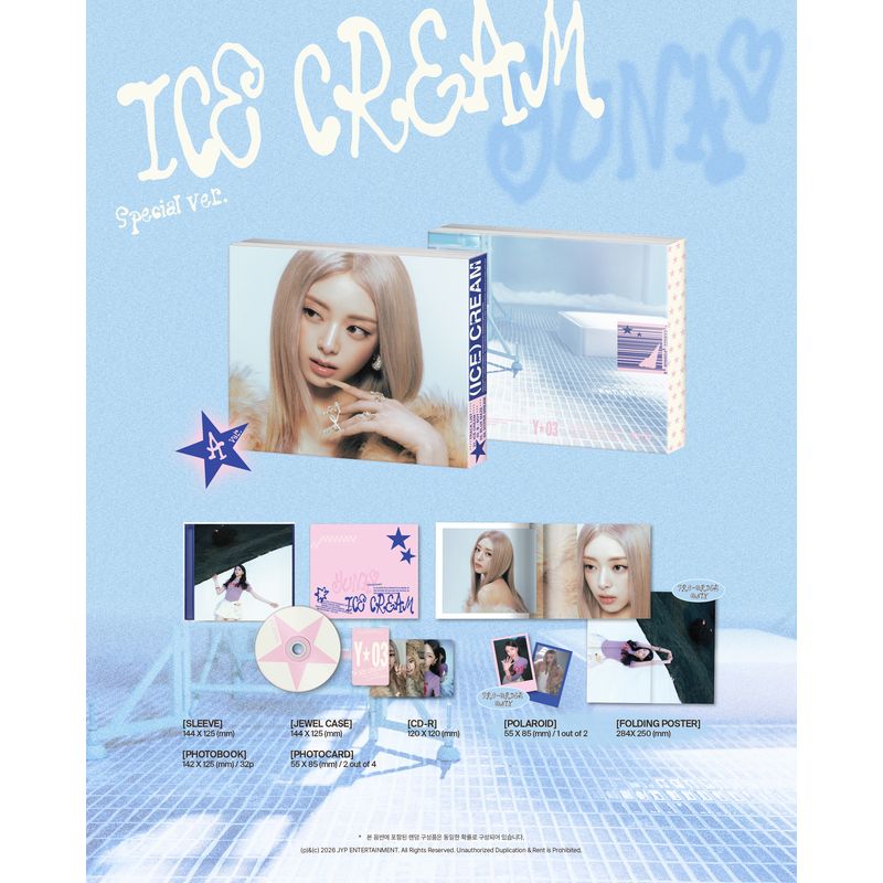 『ICE CREAM』（輸入盤）SPECIAL Ver. 2形態セット