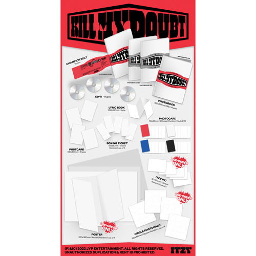 ITZY MINI ALBUM <KILL MY DOUBT>（輸入盤）STANDARD