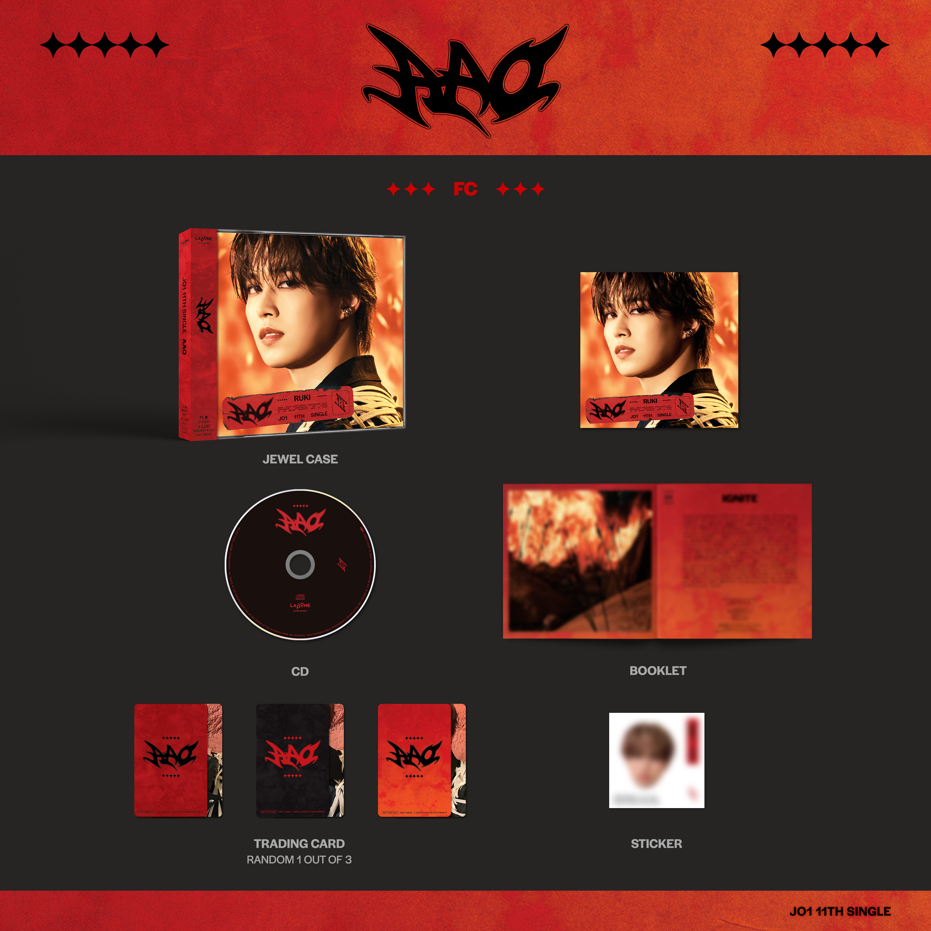 『AAO』【FC限定盤 RUKI ver.】