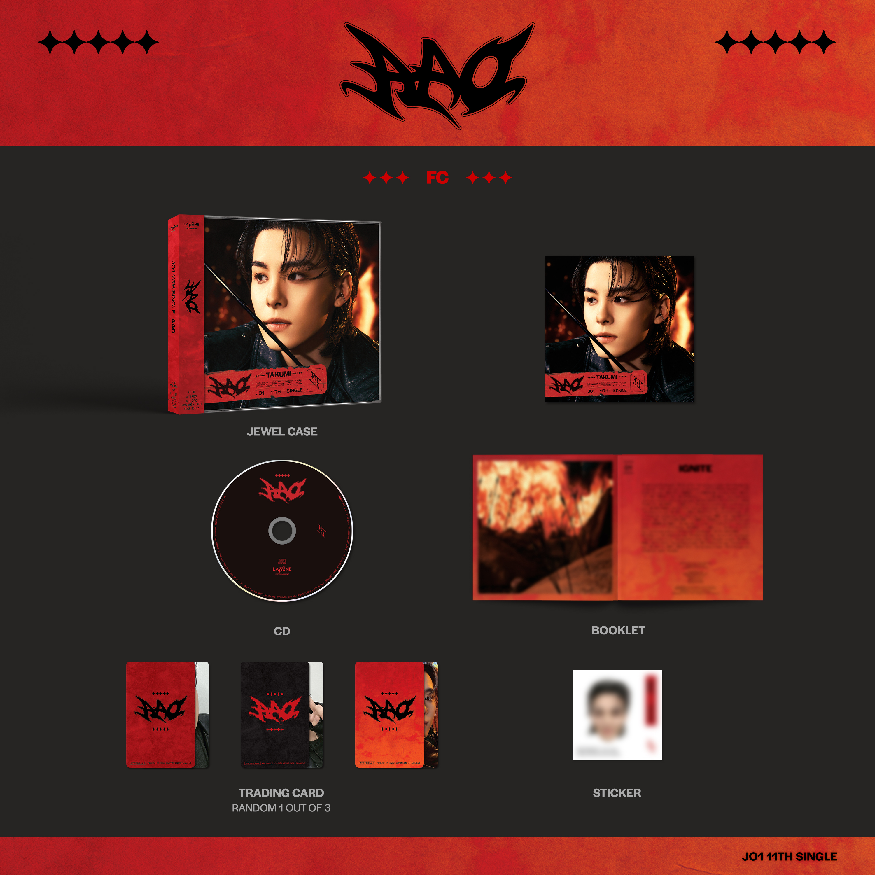 『AAO』【FC限定盤 TAKUMI ver.】