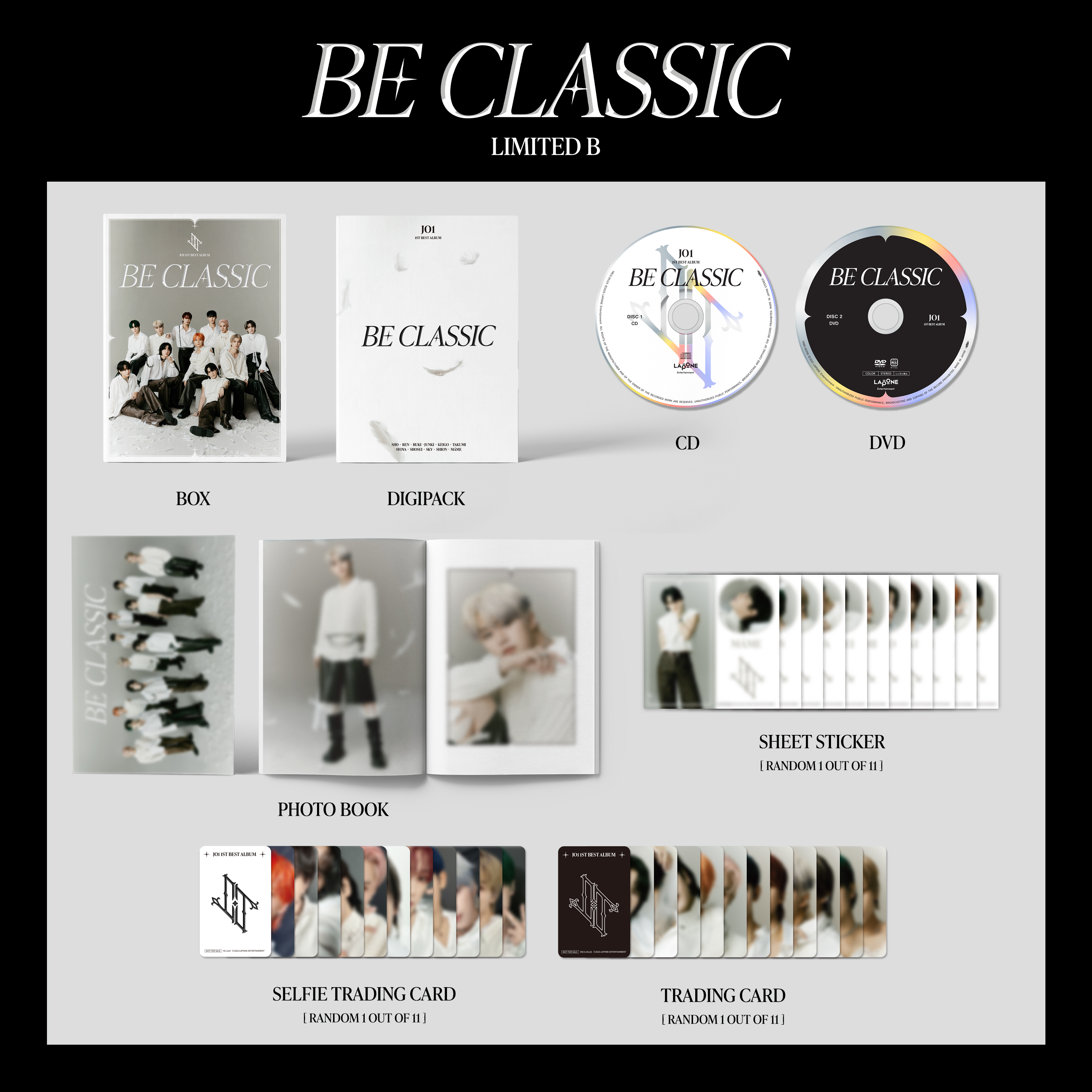 商品詳細ページ | JO1 OFFICIAL STORE | 『BE CLASSIC』【初回限定盤B】