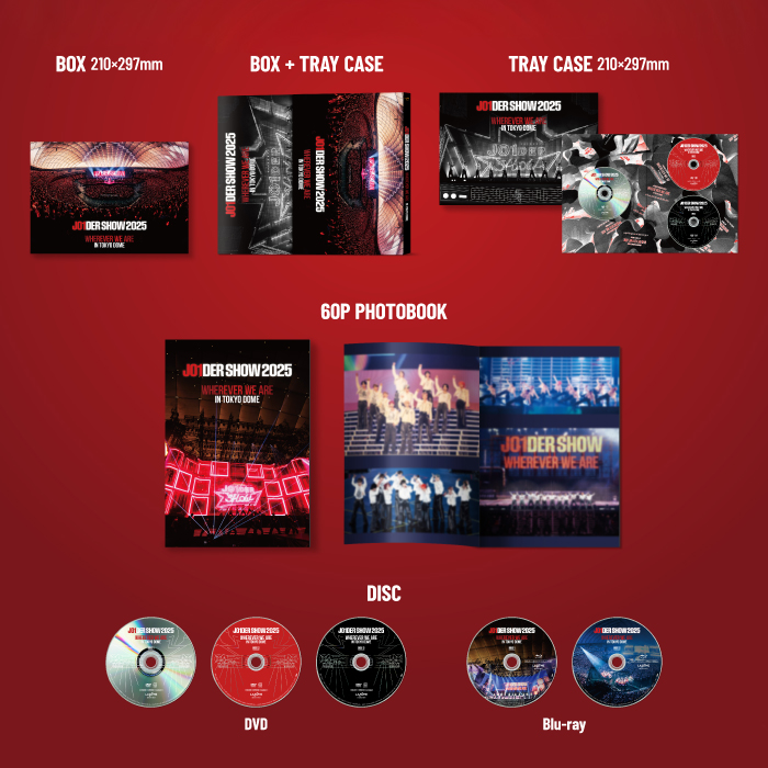 「JO1DER SHOW 2025 'WHEREVER WE ARE' IN TOKYO DOME」数量限定生産アクスタ付き：FC限定版【DVD 3枚組】