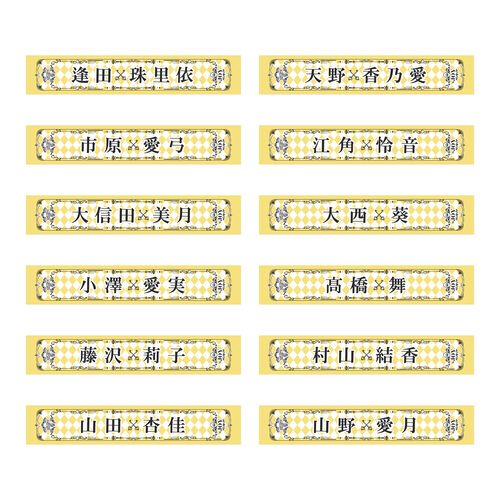 3周年記念個別マフラータオル