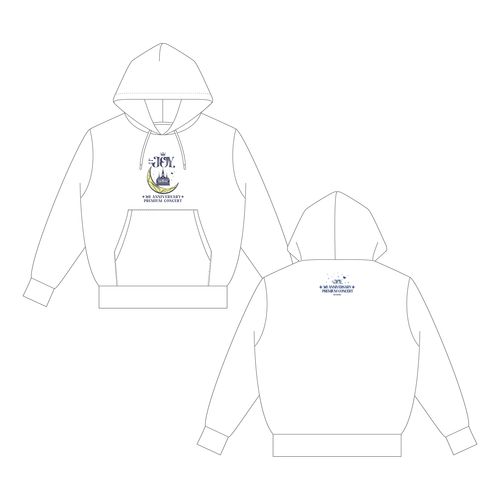 3周年記念パーカー(ホワイト)