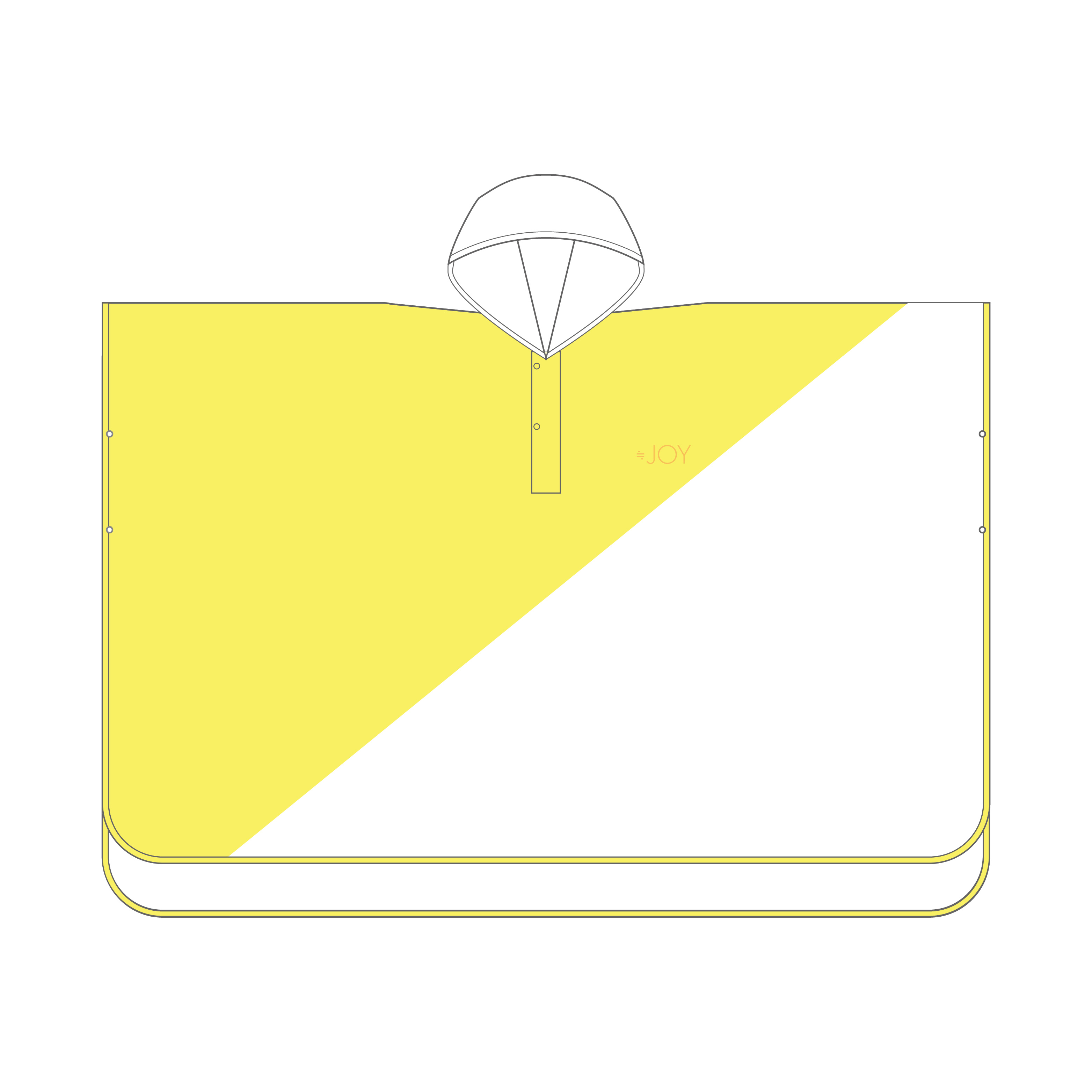 ≒JOY レインポンチョ