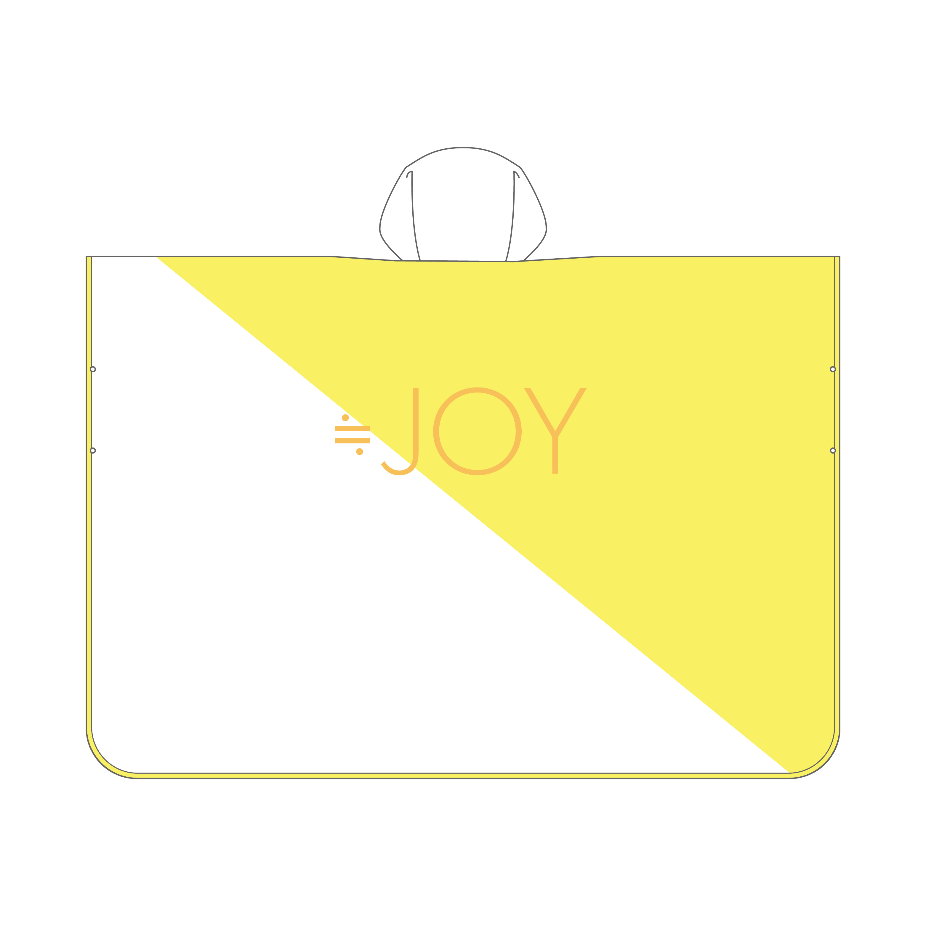 ≒JOY レインポンチョ