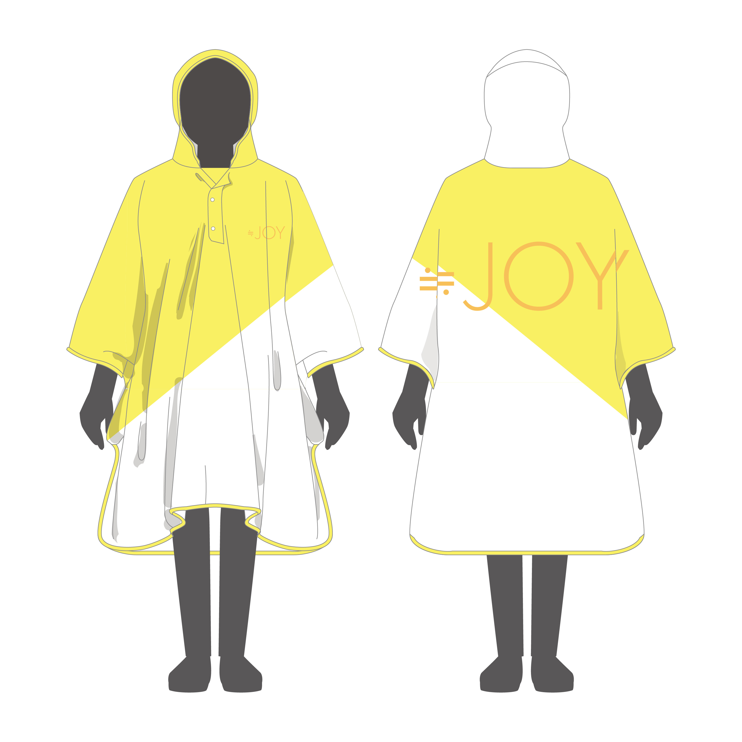 ≒JOY レインポンチョ