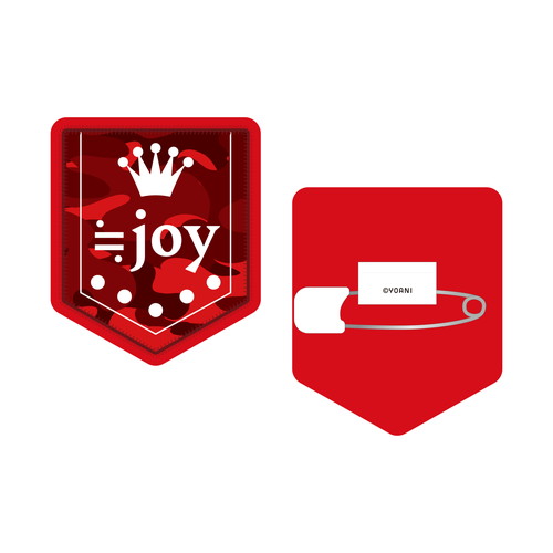 2周年記念刺繍ワッペンバッジ