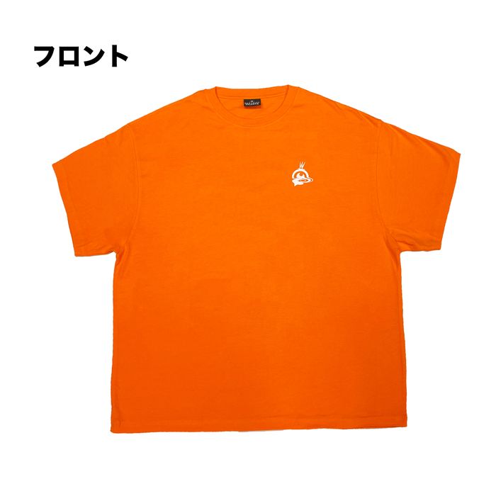 PD'22 × OLI WARPビッグシルエットTシャツ/PDオレンジ