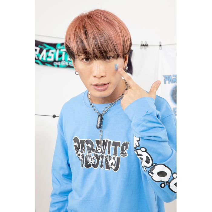 PD'22 × COIN PARKING DELIVERY 目黒さんロンT/ライトブルー