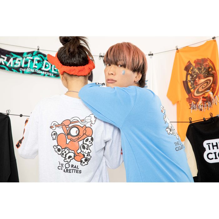 PD'22 × COIN PARKING DELIVERY 目黒さんロンT/ライトブルー