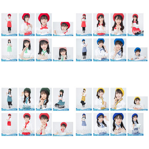 【ネコポス便】STU48 2022年8月度ランダム生写真5枚セット