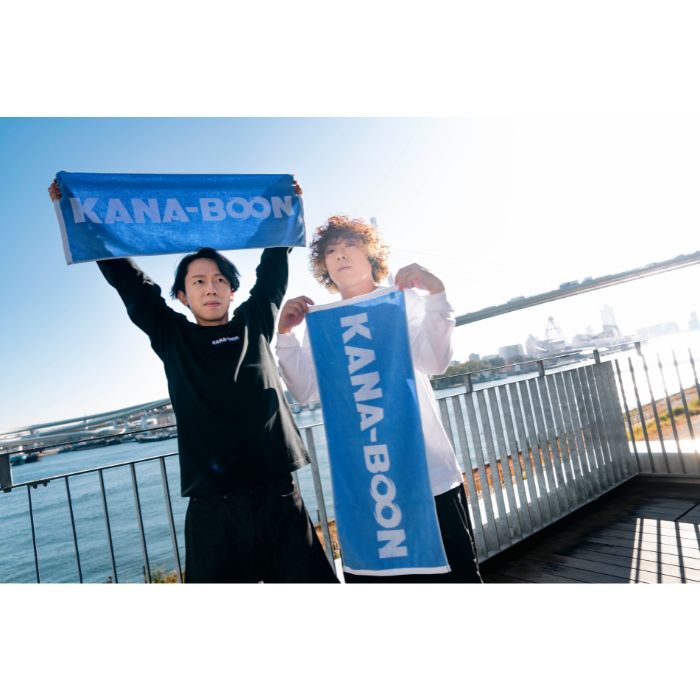 KANA-BOON ロゴ ジャガードタオル＜ブルー＞