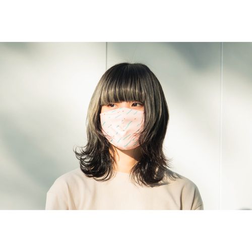 KANA-BOONのおしゃれマスク/オレンジ