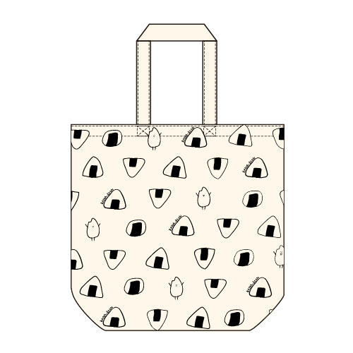 お米さんのリバーシブルトートバッグ