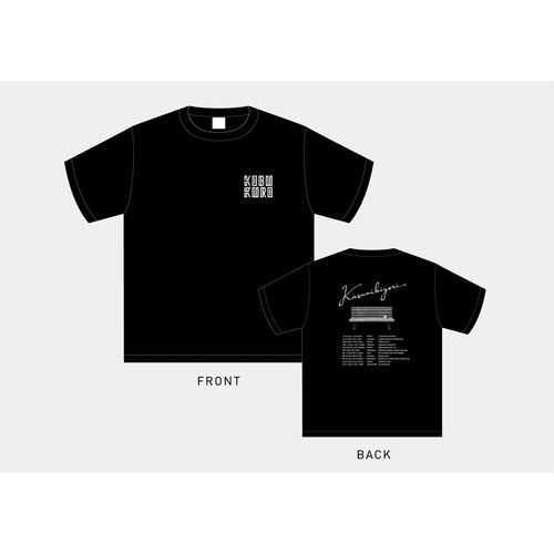 【2026ツアーグッズ】ベンチ Tシャツ　ブラック