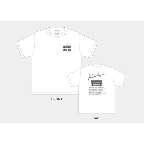 【2026ツアーグッズ】ベンチ Tシャツ　ホワイト