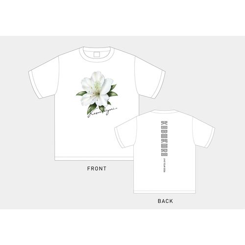 【2026ツアーグッズ】ツツジ Tシャツ　ホワイト