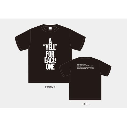 ライブロゴTシャツ　ブラック