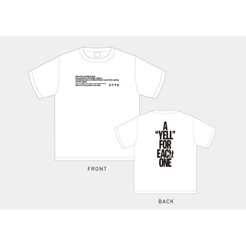 ライブロゴTシャツ　ホワイト